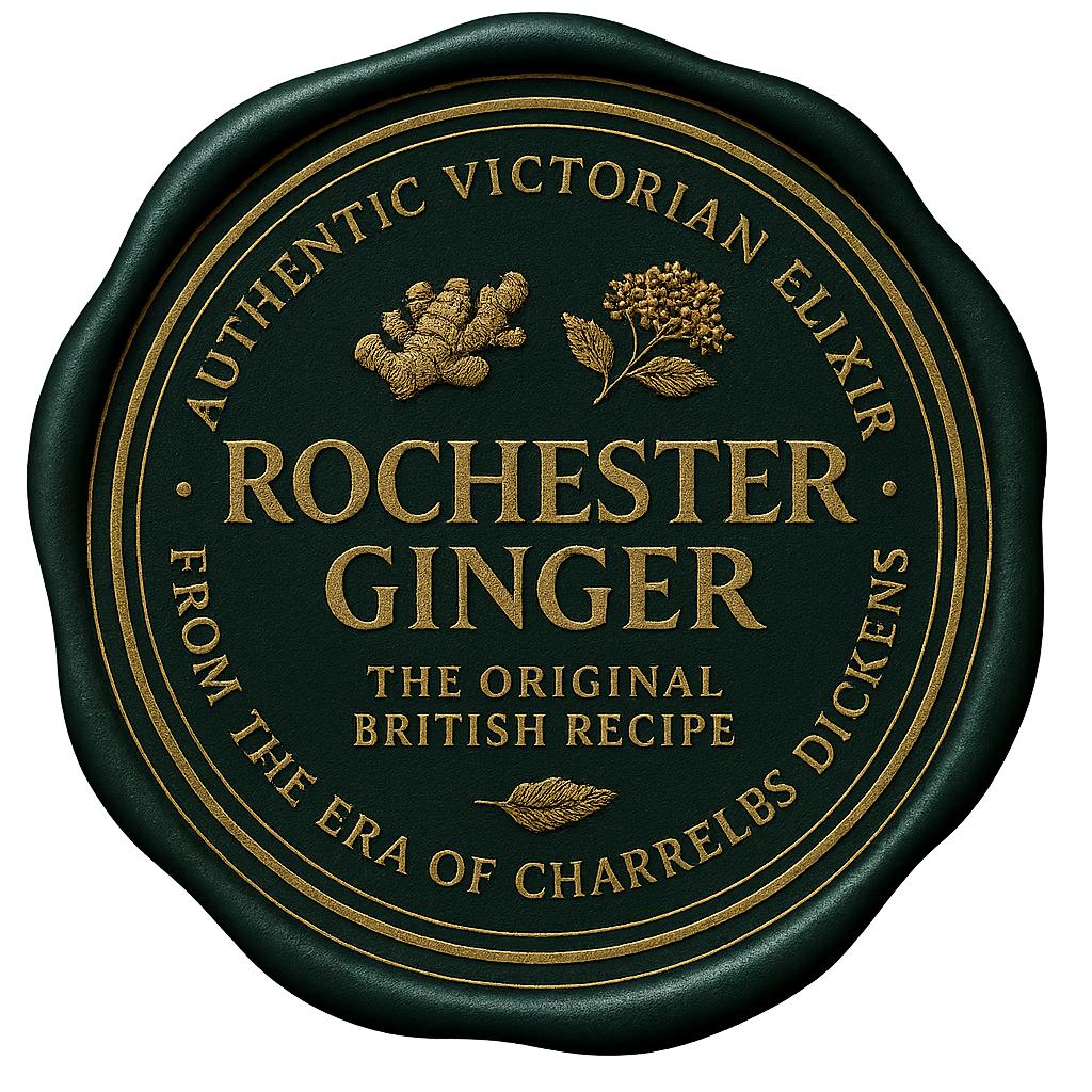 Pečeť originality Rochester Ginger – Authentic Victorian Elixir